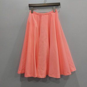 Ted Baker Rosiah Neon Coral Full Ballet Skirt Size 2 US